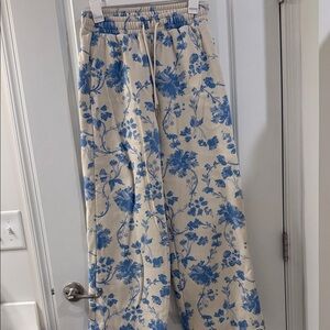 High Rise Sunday Wide Leg Sweatpants